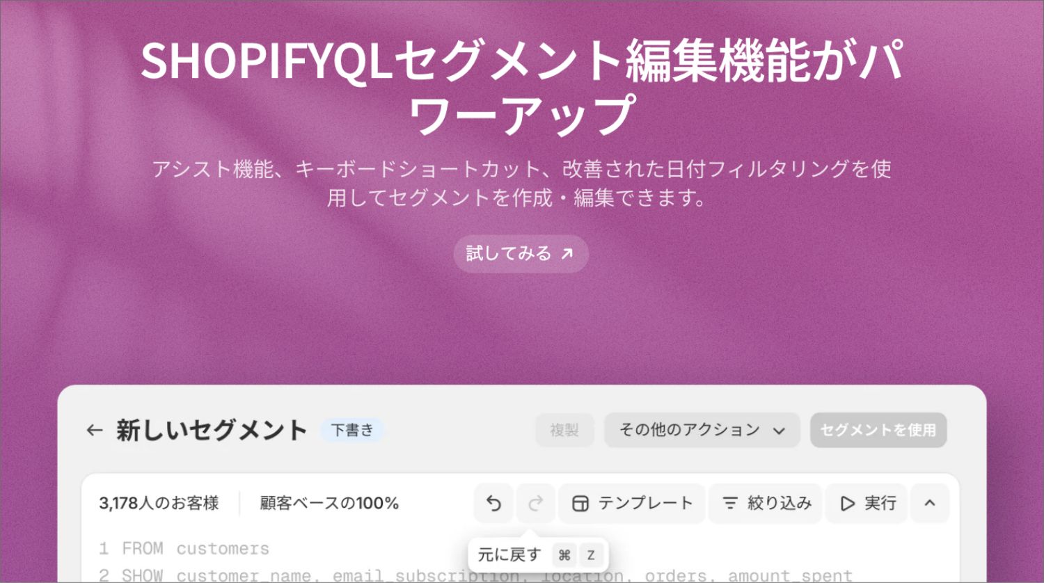【Shopify Editions 25 夏】マーケティング機能アップデートまとめ